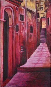 Lonely splendor: A road in Rajasthan